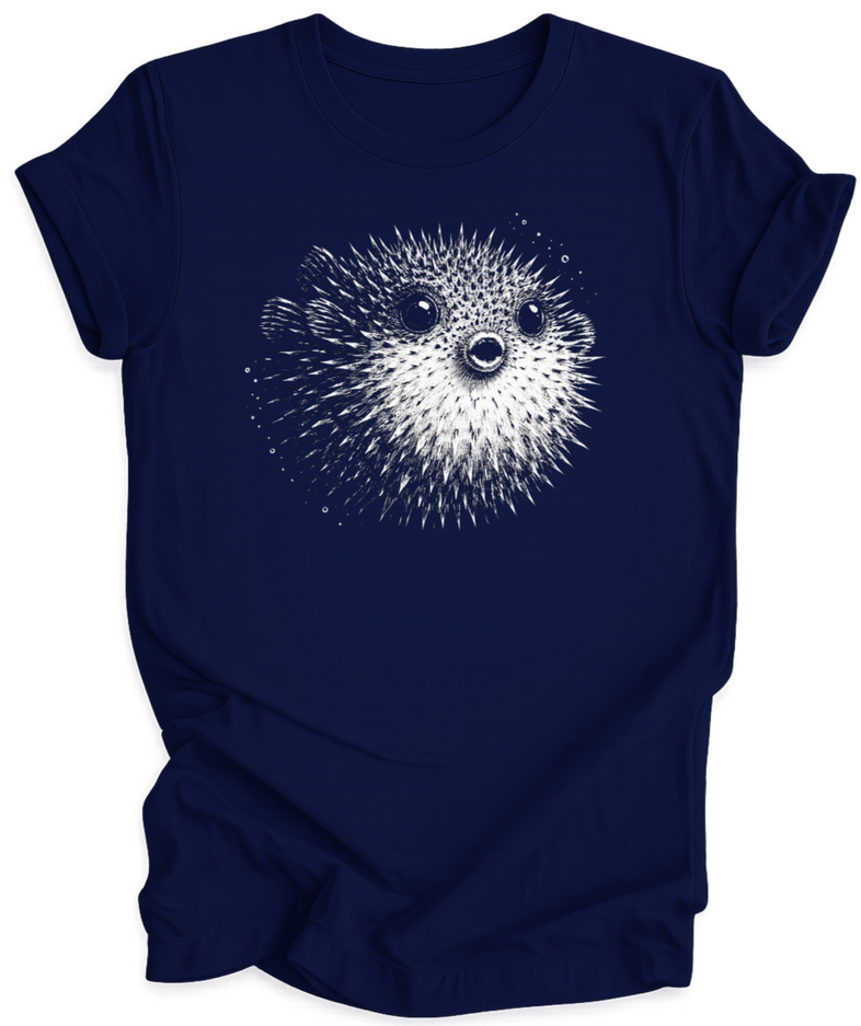 Cute Pufferfish Glow Unisex T-Shirt