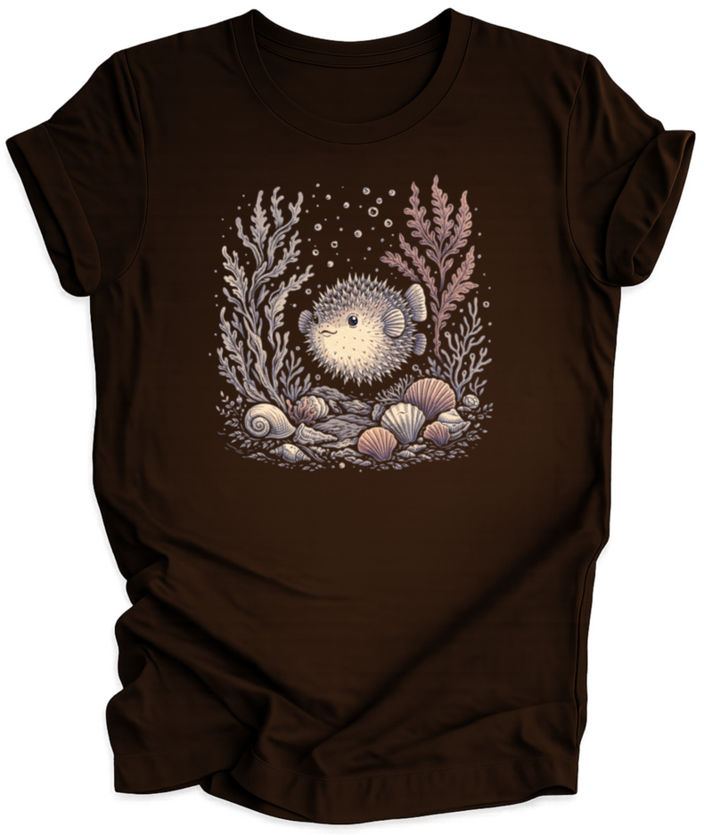 Glowing Pufferfish Unisex T-Shirt
